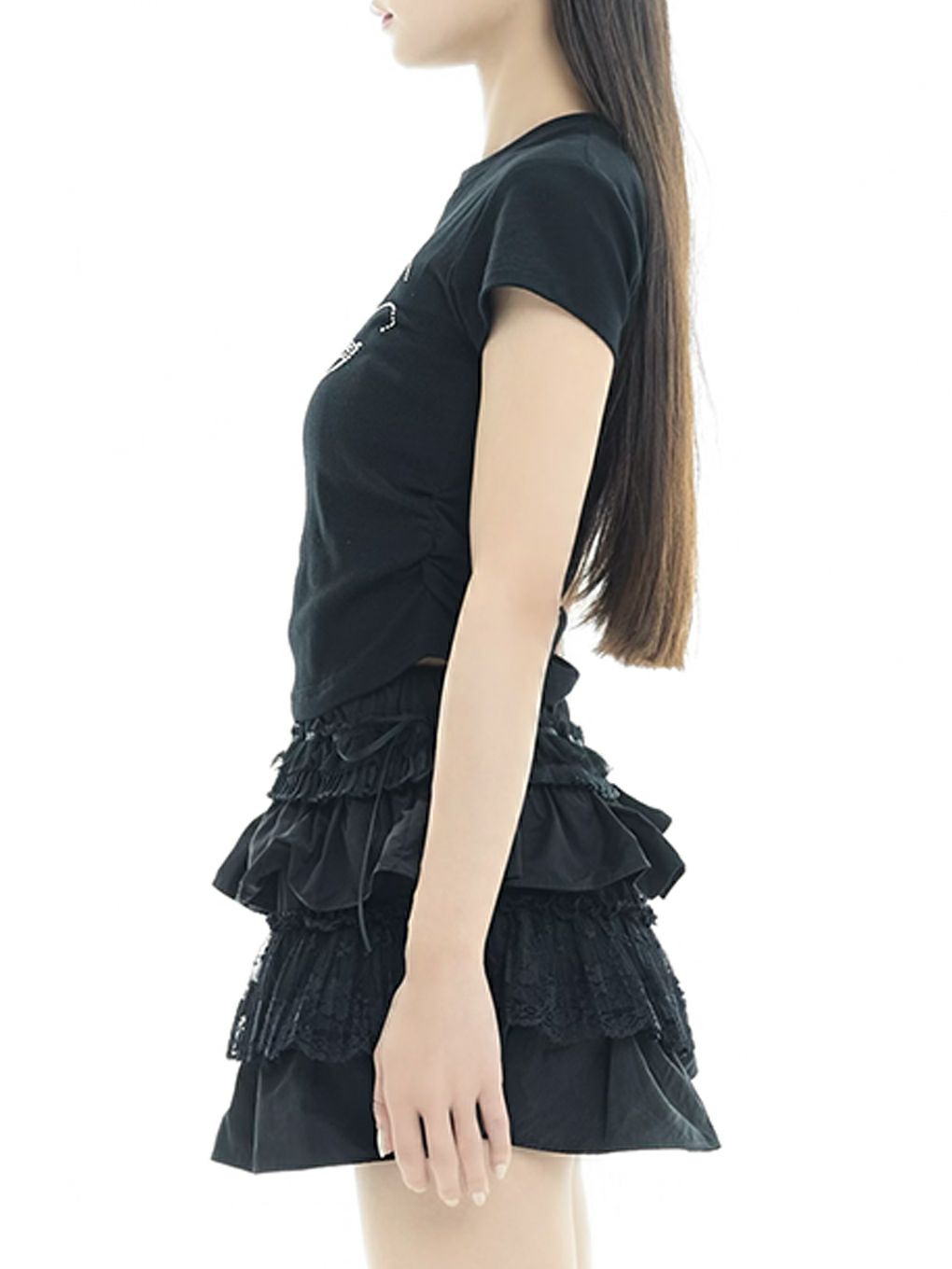 【BUBBLES】ビジューミニTEE