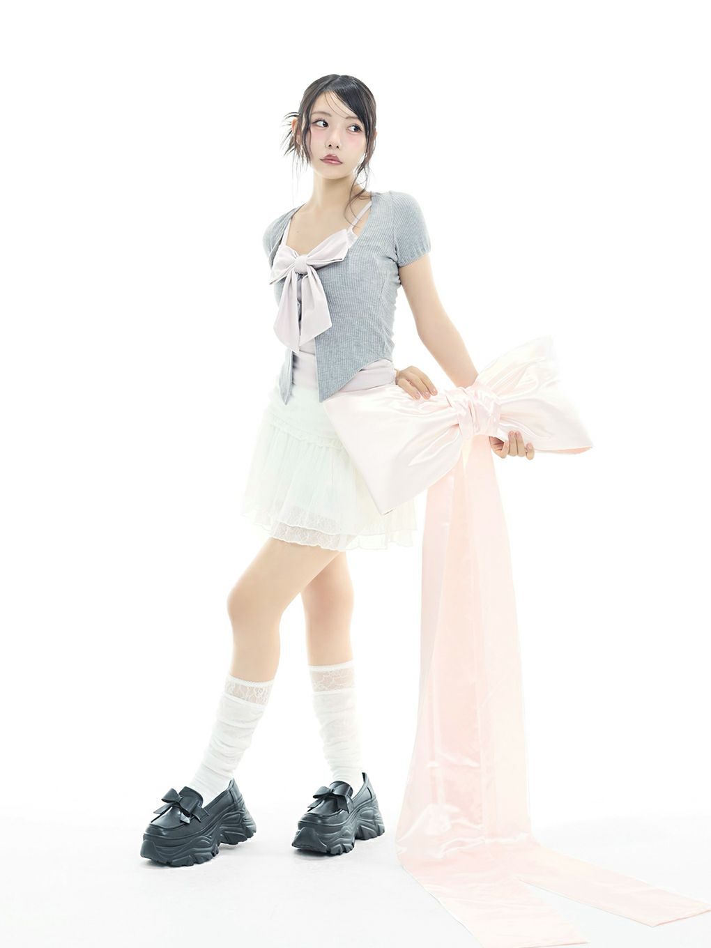 【BUBBLES】コケットリボンアンサンブル