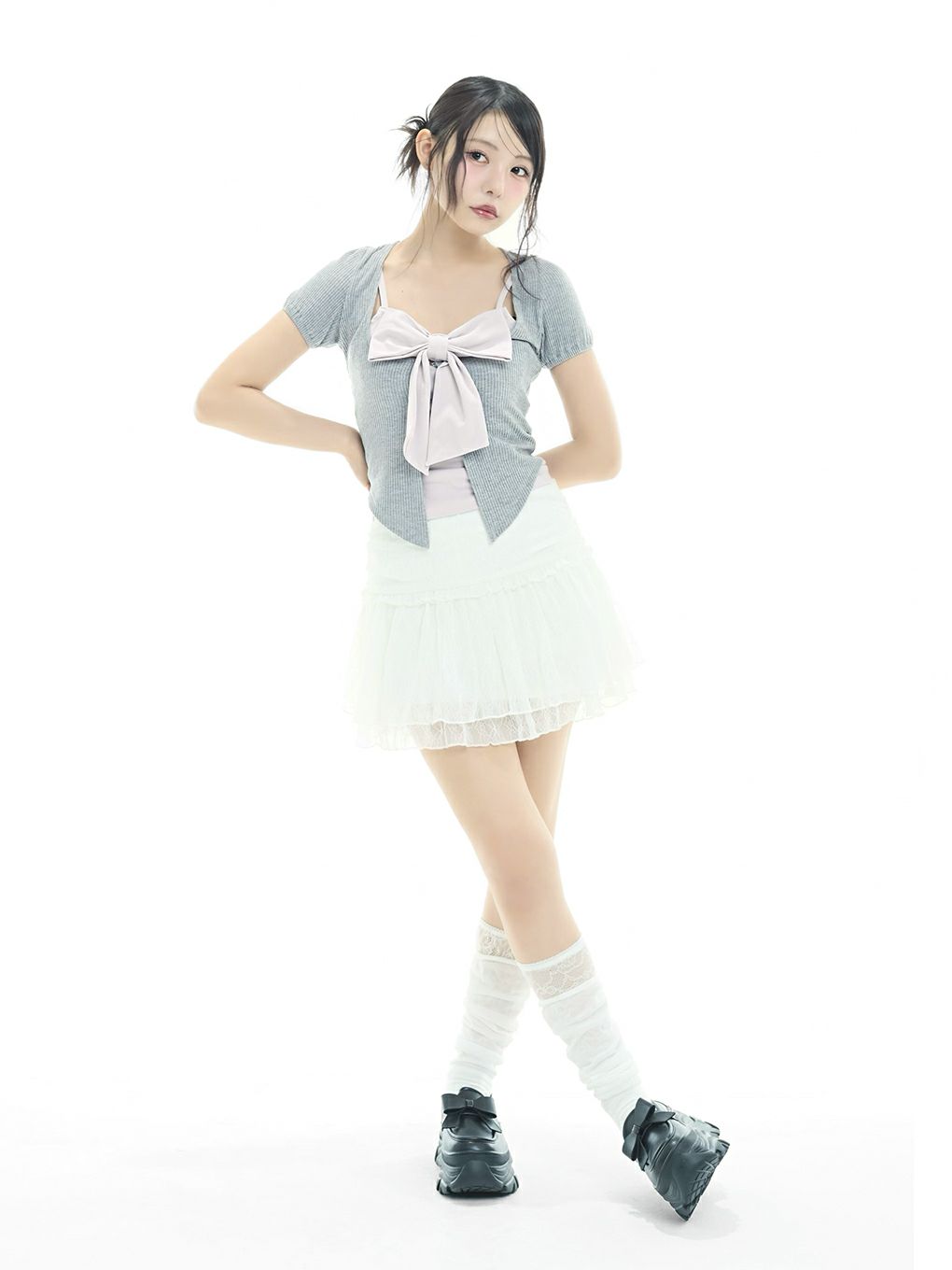 【BUBBLES】コケットリボンアンサンブル