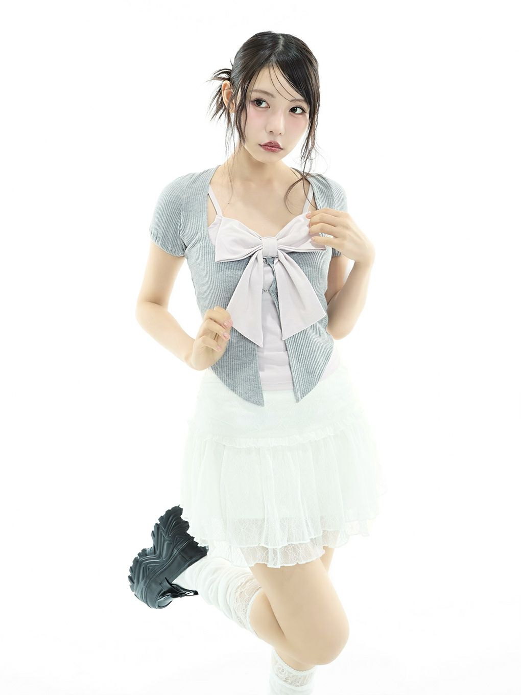 【BUBBLES】コケットリボンアンサンブル