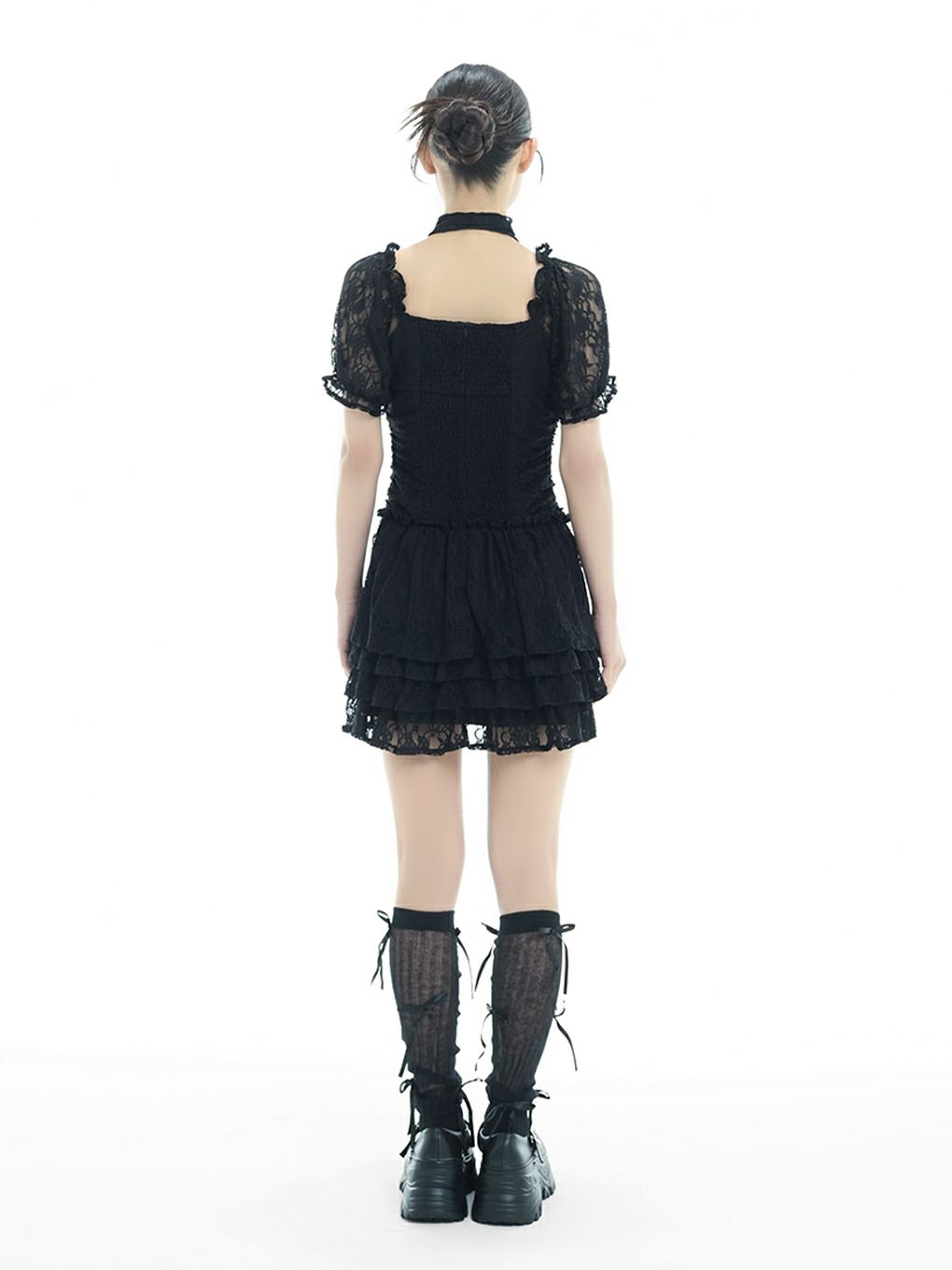 【BUBBLES】ギャザーフリルワンピース