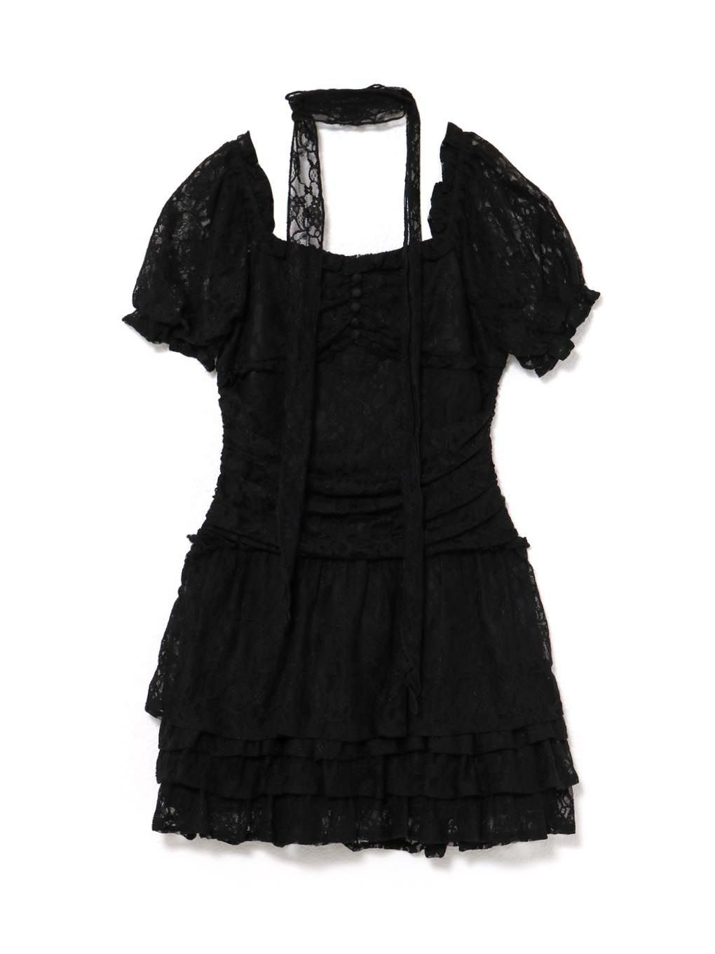 【BUBBLES】ギャザーフリルワンピース