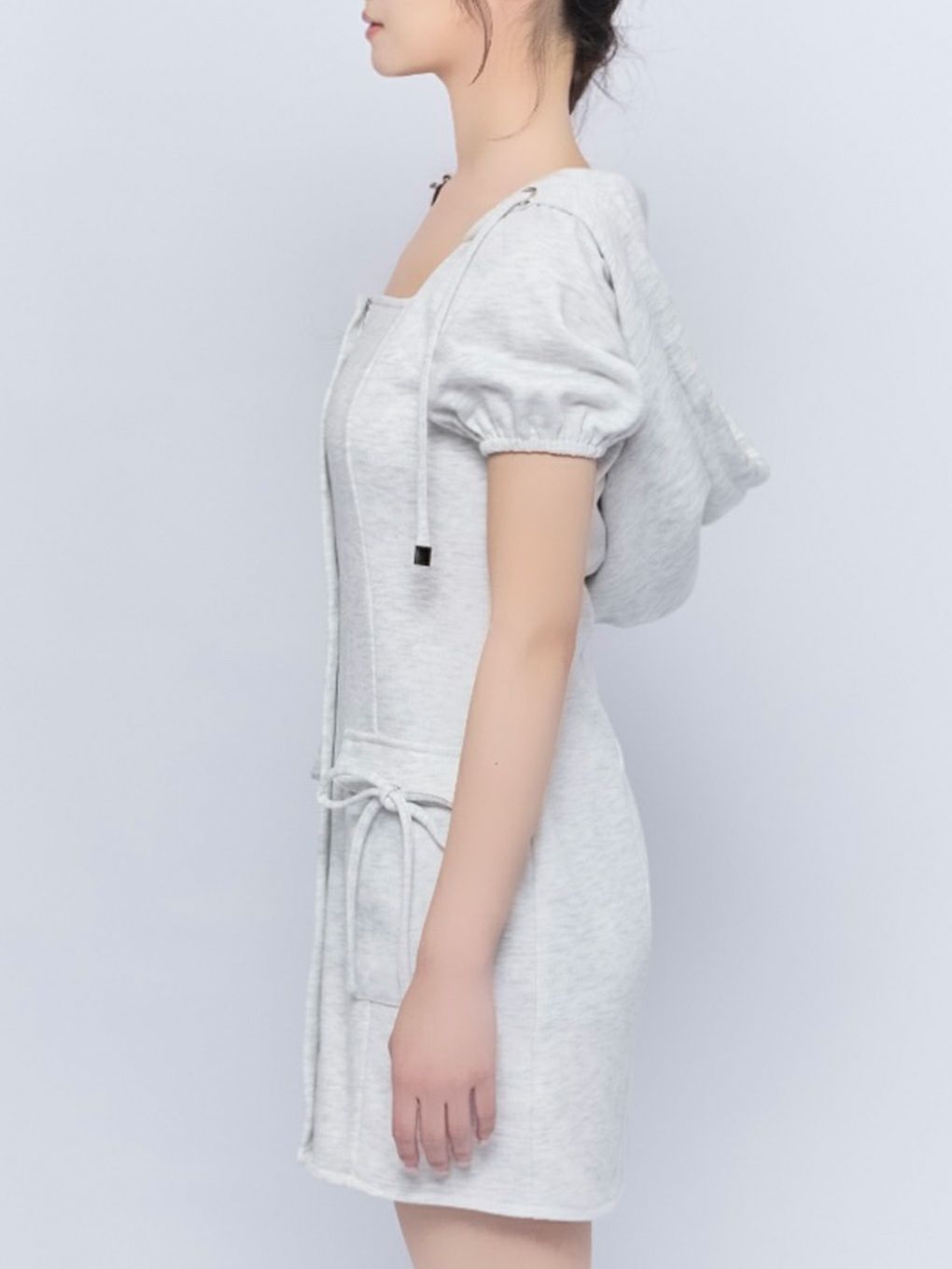 【BUBBLES】スウェットフーディーワンピース