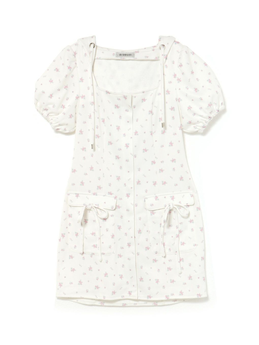 【BUBBLES】スウェットフーディーワンピース