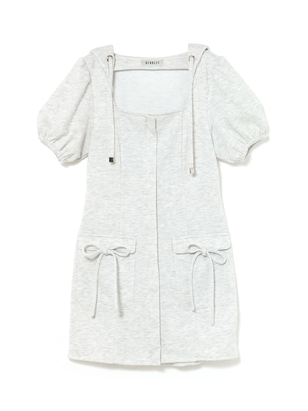【BUBBLES】スウェットフーディーワンピース