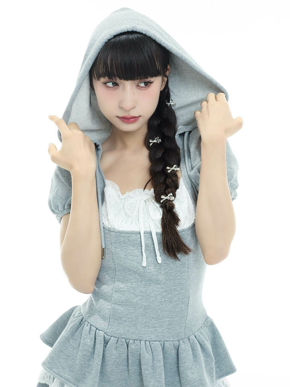 【BUBBLES】ガーリースウェットワンピース