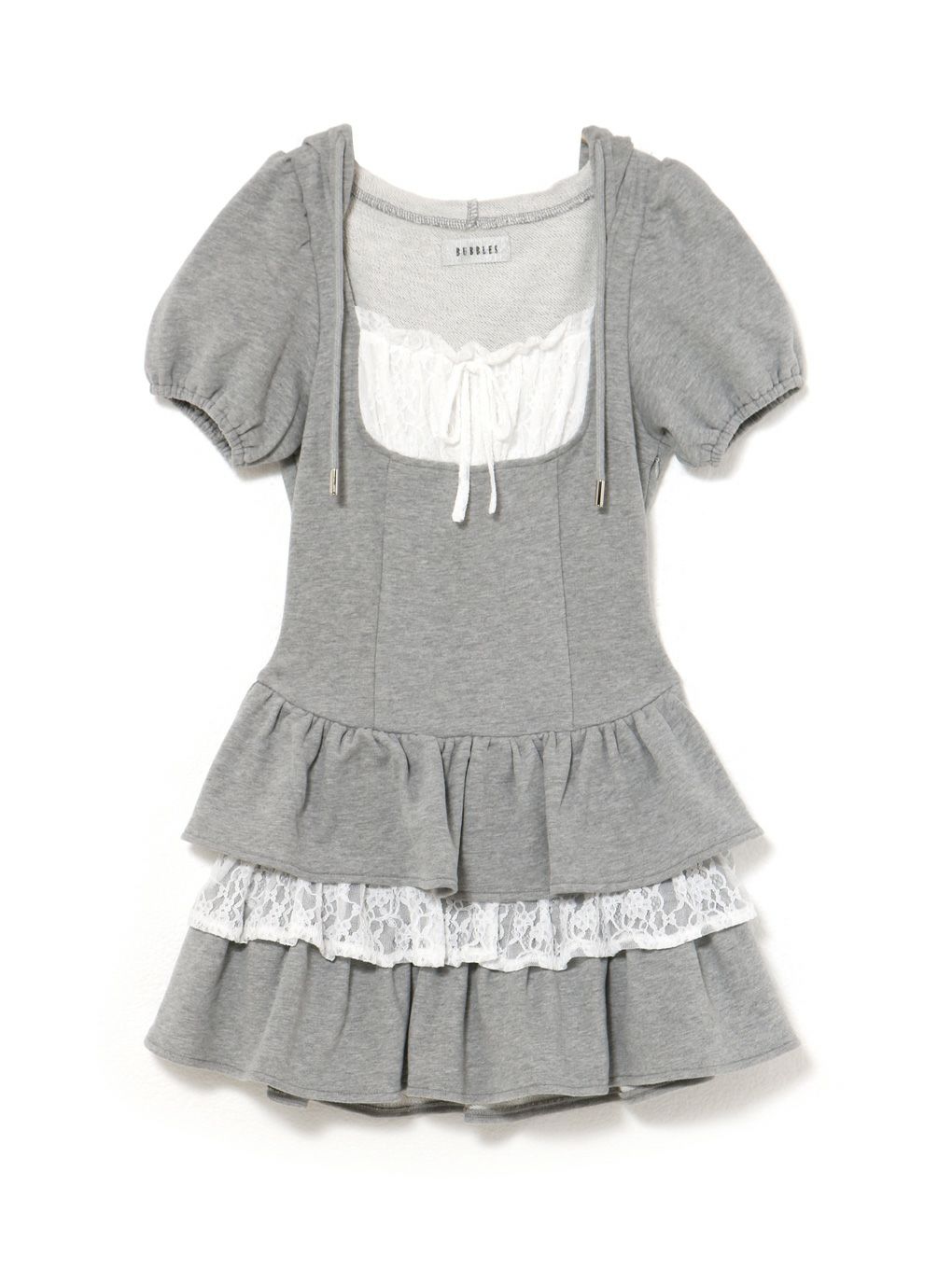 【BUBBLES】ガーリースウェットワンピース
