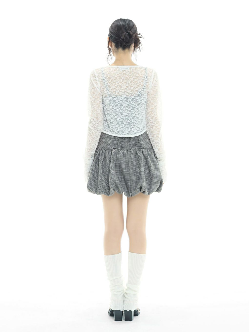 【BUBBLES】リボンバルーンワンピース