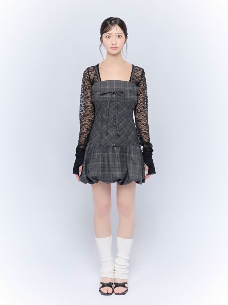 bubbles ポロバルーンワンピース ワンピース BUBBLES】ポロバルーンワンピース | sparkling mall online store