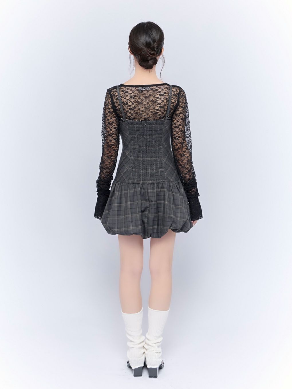 【BUBBLES】リボンバルーンワンピース