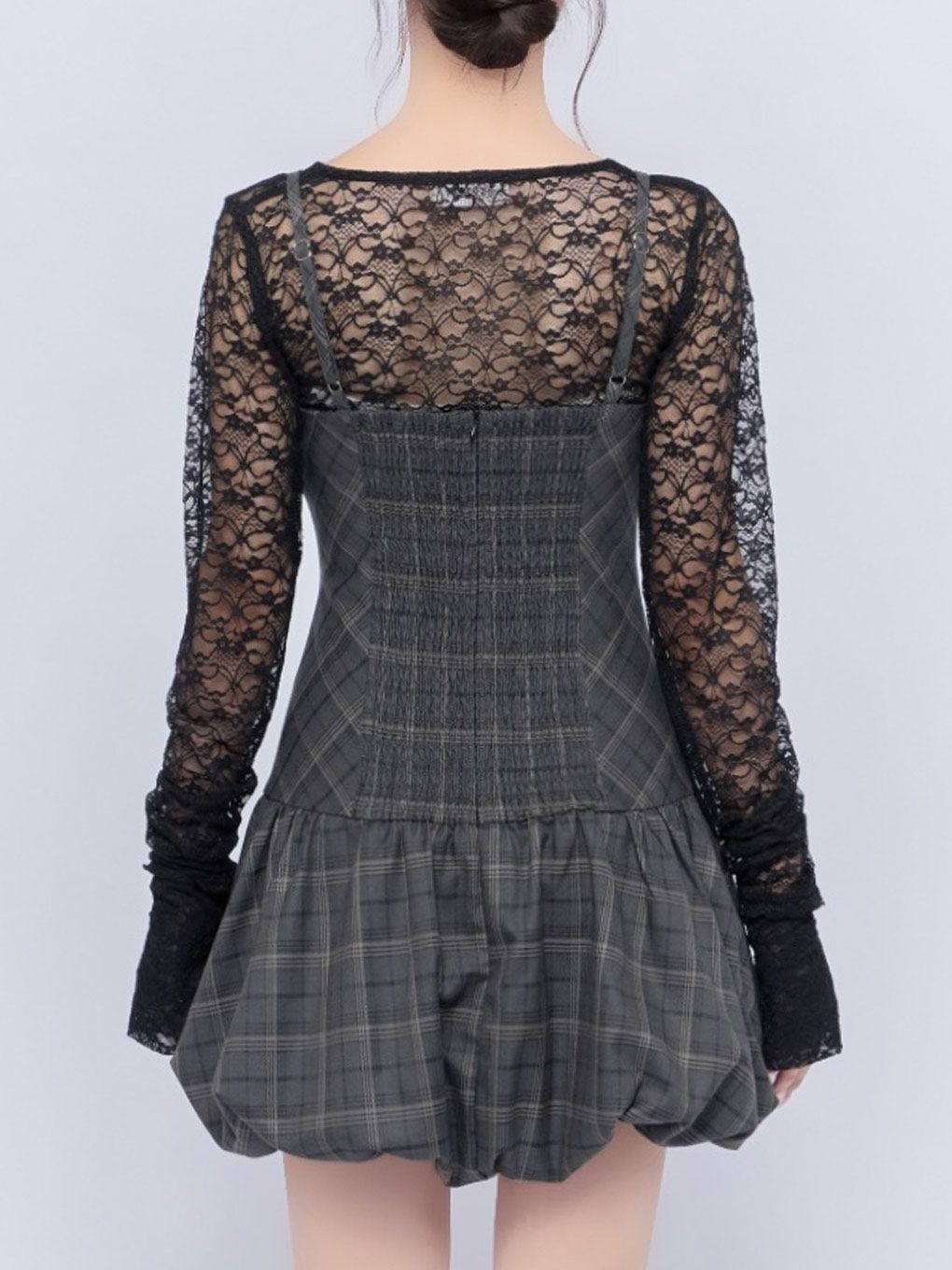 【BUBBLES】リボンバルーンワンピース