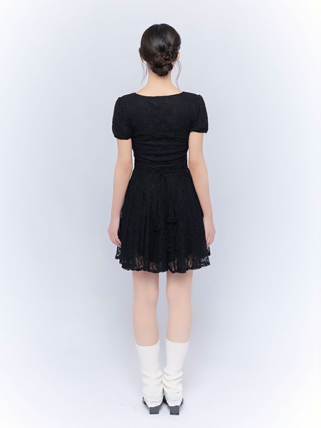 【BUBBLES】レースフレアワンピース