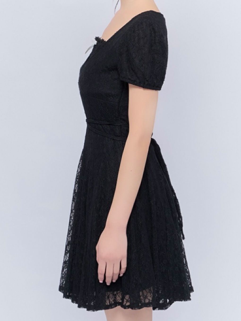 【BUBBLES】レースフレアワンピース