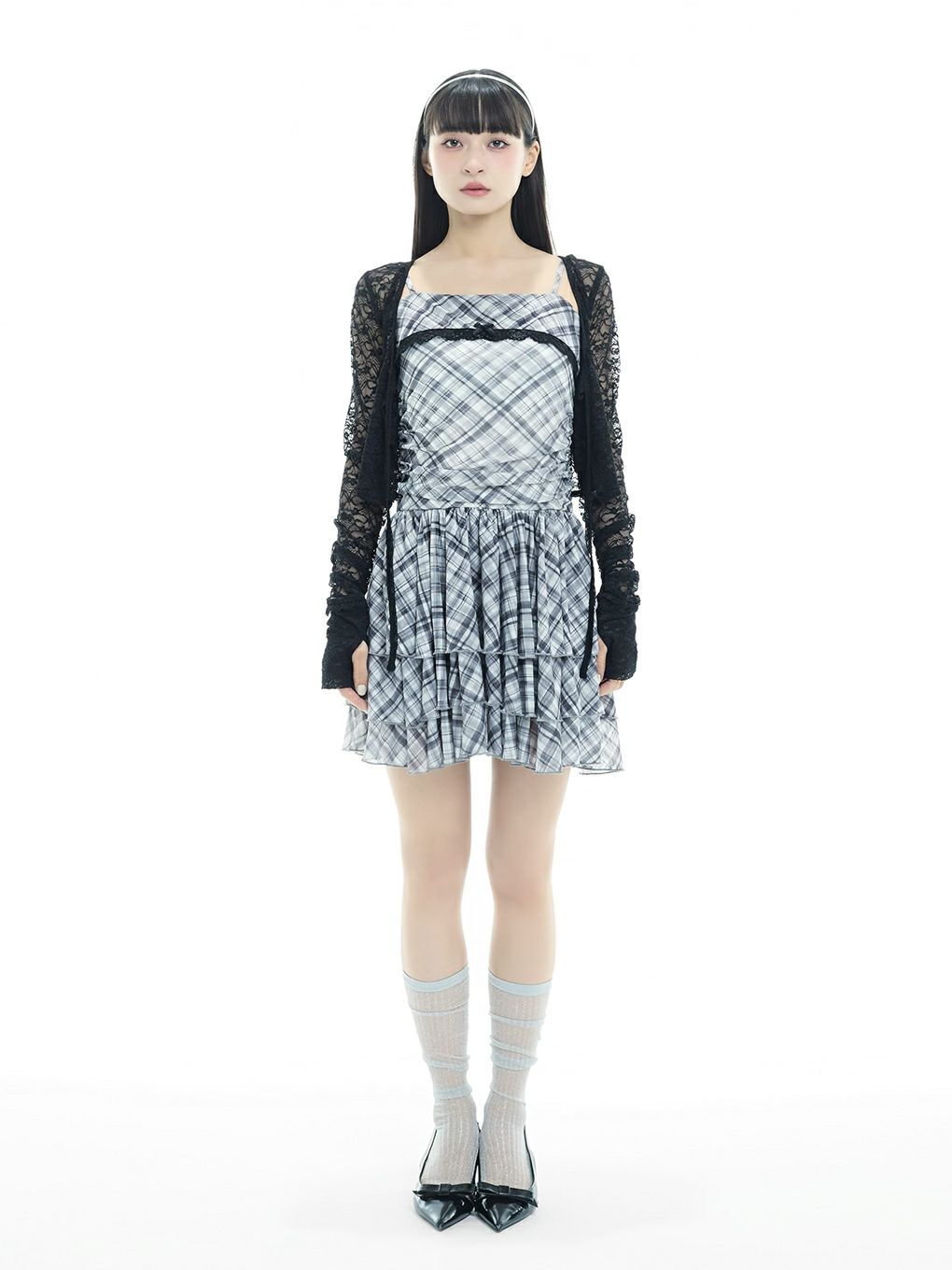 【BUBBLES】チュールキャミワンピース