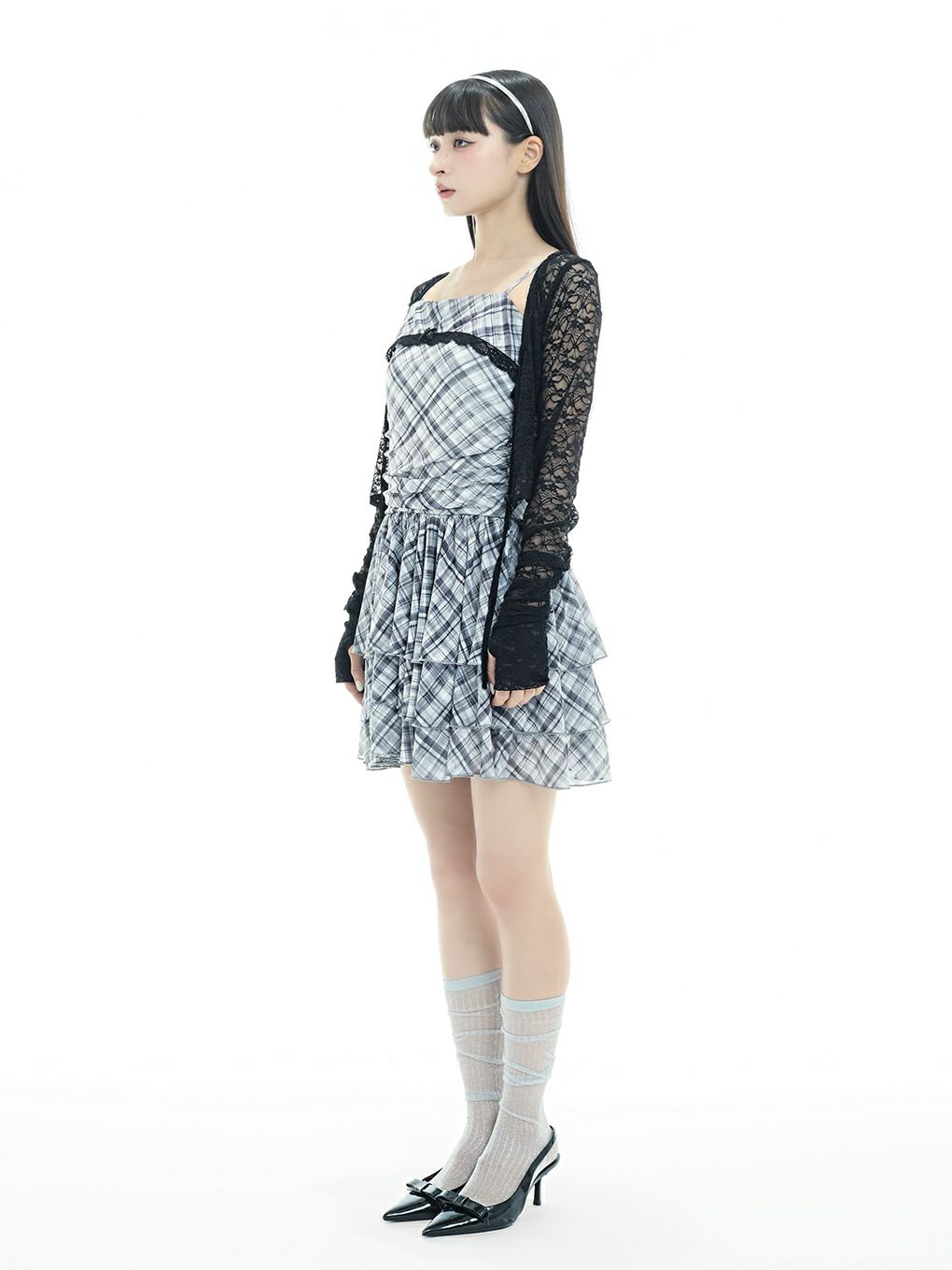 【BUBBLES】チュールキャミワンピース