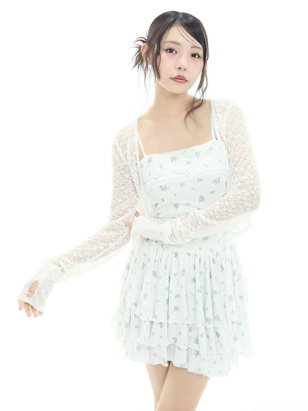 【BUBBLES】チュールキャミワンピース