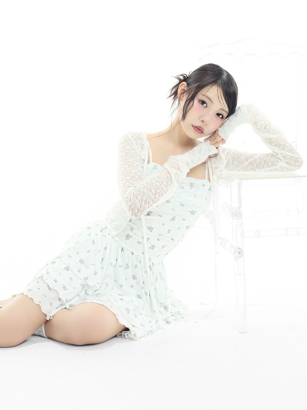 【BUBBLES】チュールキャミワンピース