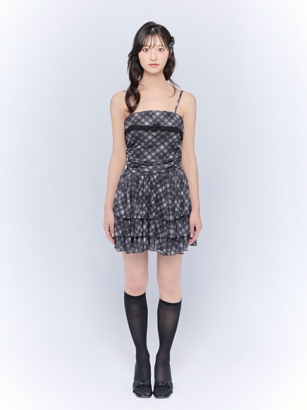 【BUBBLES】チュールキャミワンピース