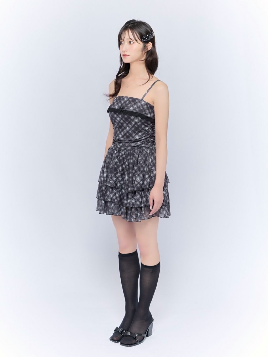 【BUBBLES】チュールキャミワンピース