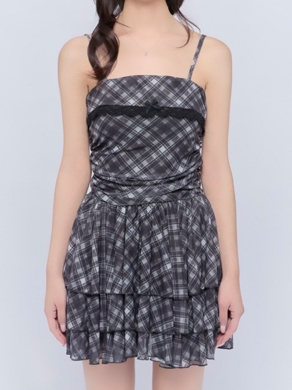 【BUBBLES】チュールキャミワンピース