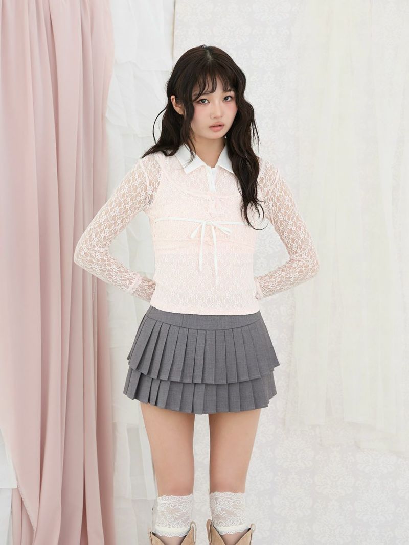 BUBBLES】プリーツティアードスカパン | sparkling mall online store