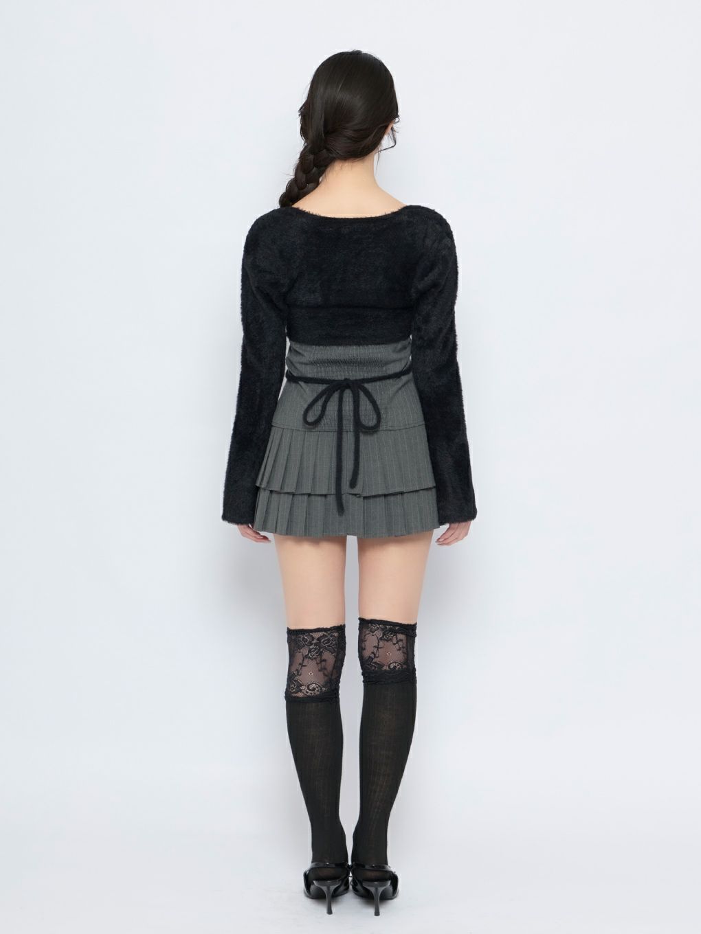 【BUBBLES】プリーツティアードスカパン