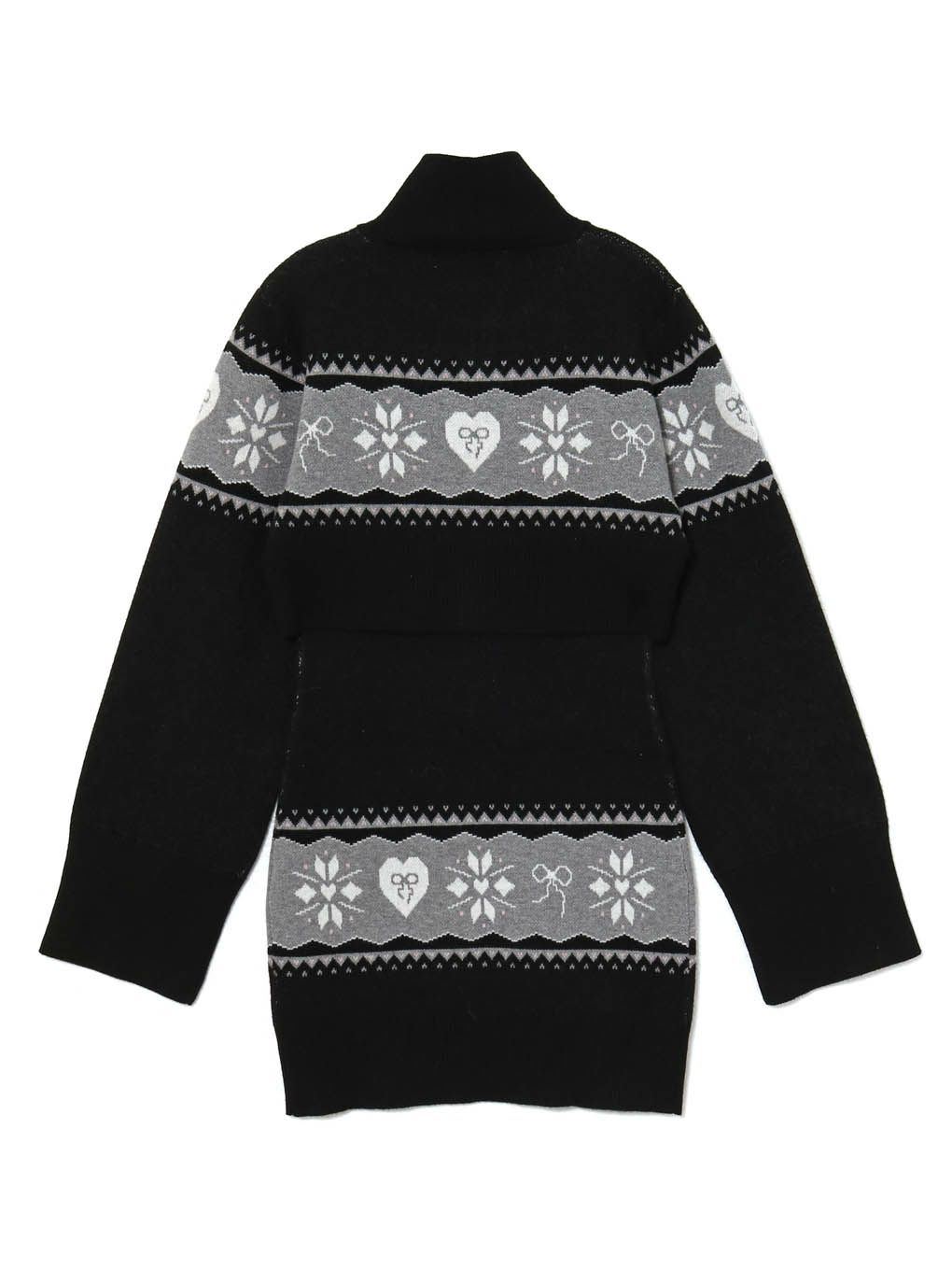 【BUBBLES】ノルディックアンサンブルワンピース