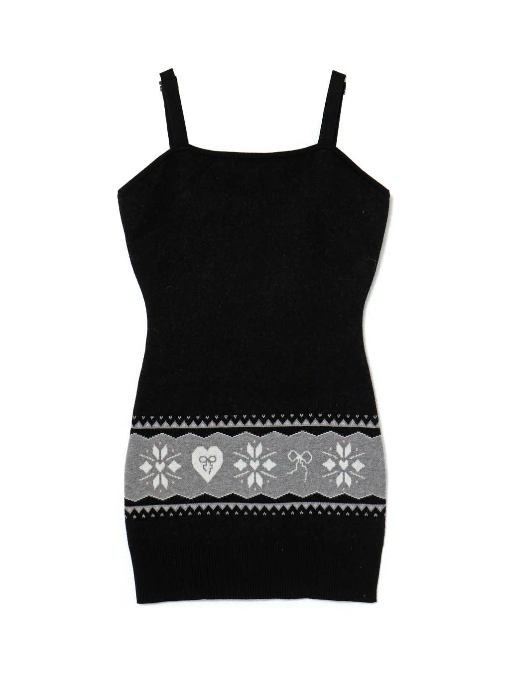 【BUBBLES】ノルディックアンサンブルワンピース