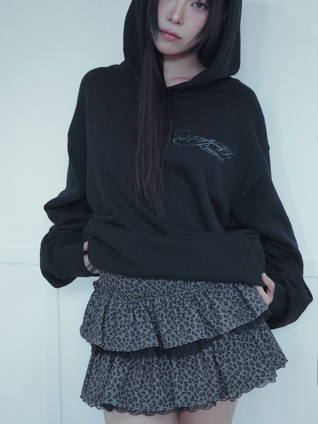 【BUBBLES】ハートグラフィックフーディ