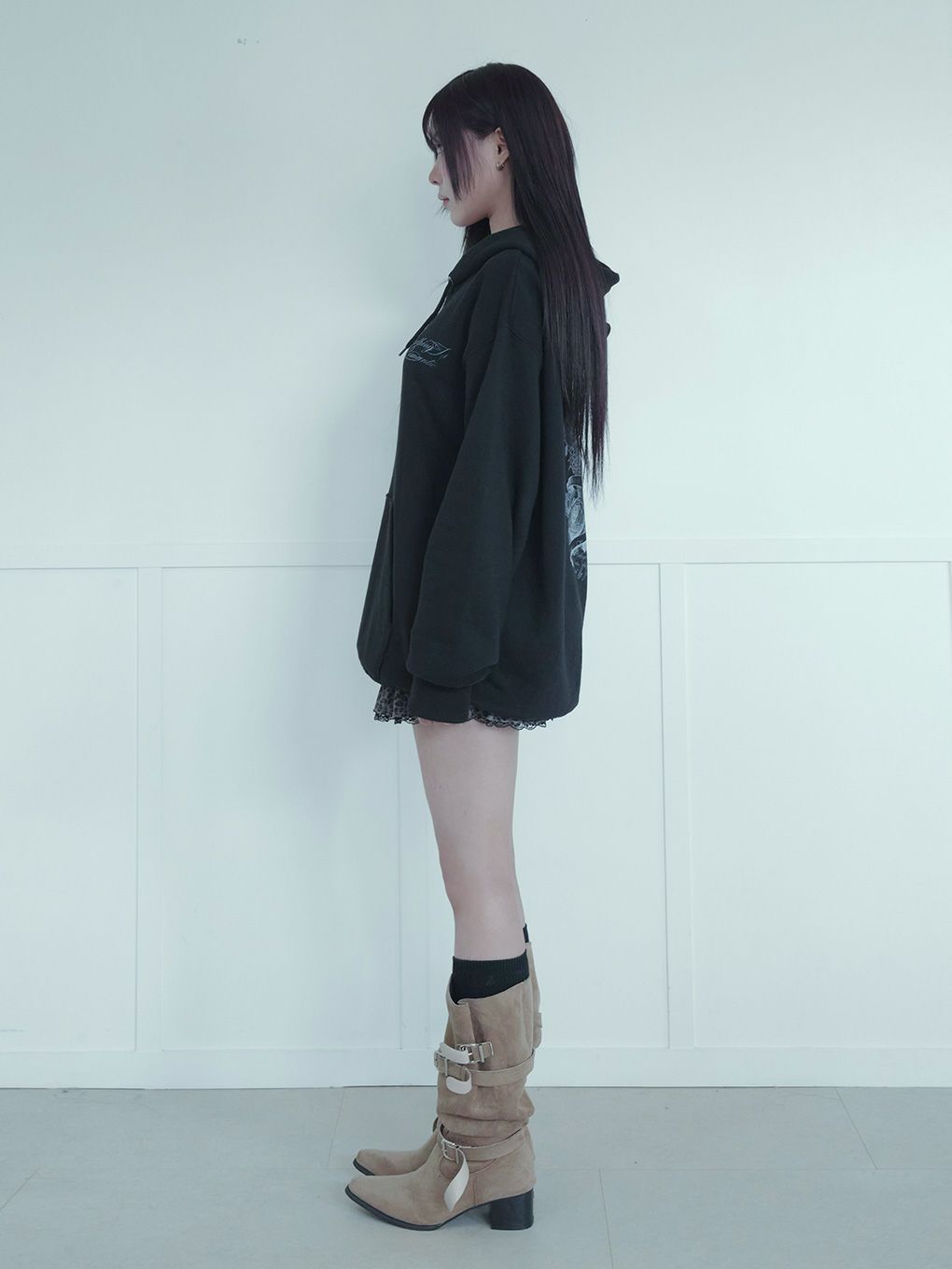 【BUBBLES】ハートグラフィックフーディ