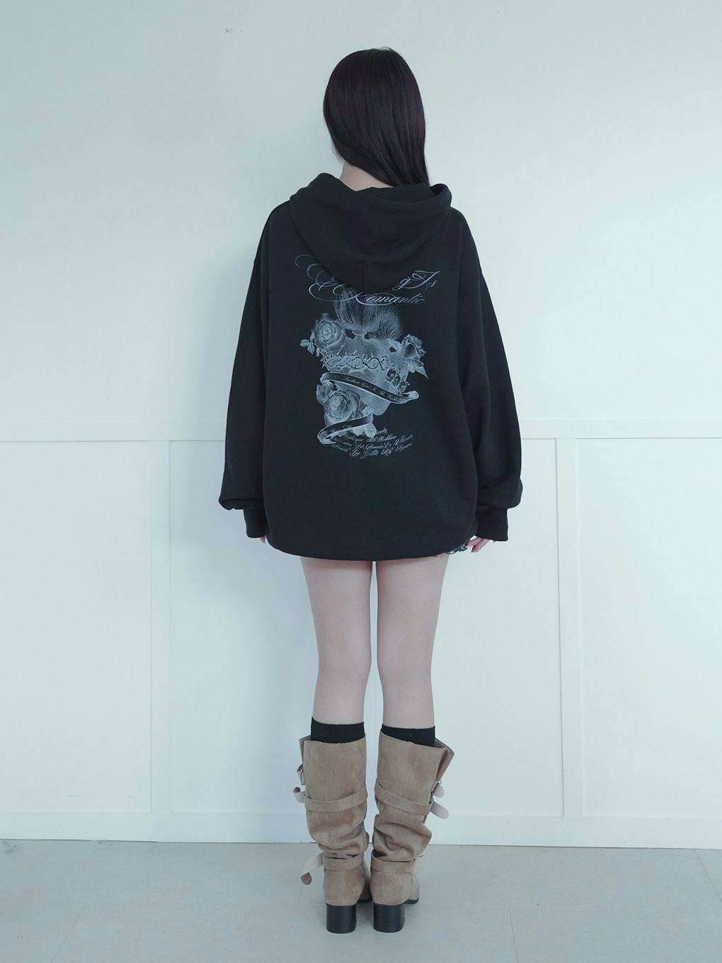 【BUBBLES】ハートグラフィックフーディ