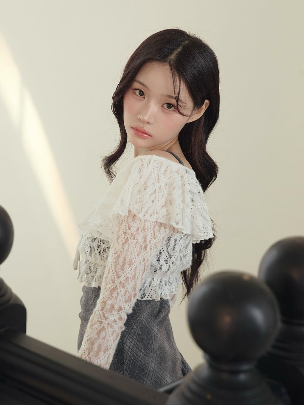 【BUBBLES】レースアンサンブルワンピース