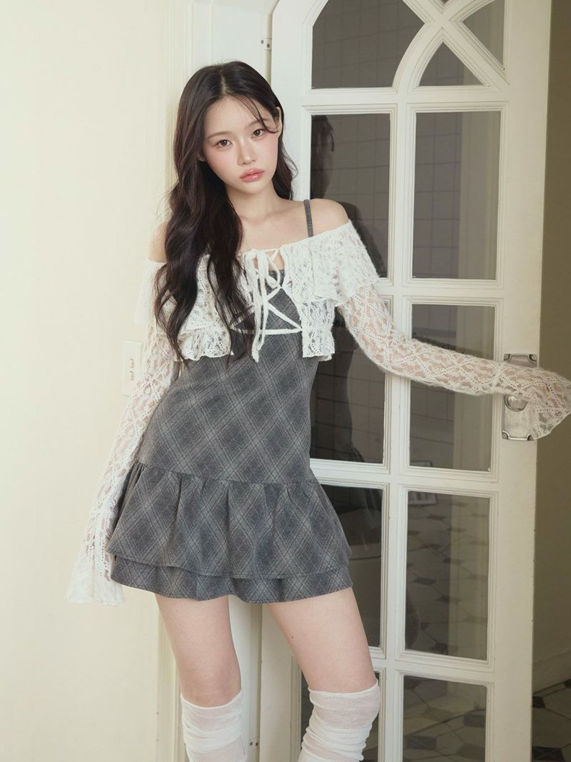 BUBBLES】レースアンサンブルワンピース | sparkling mall online store