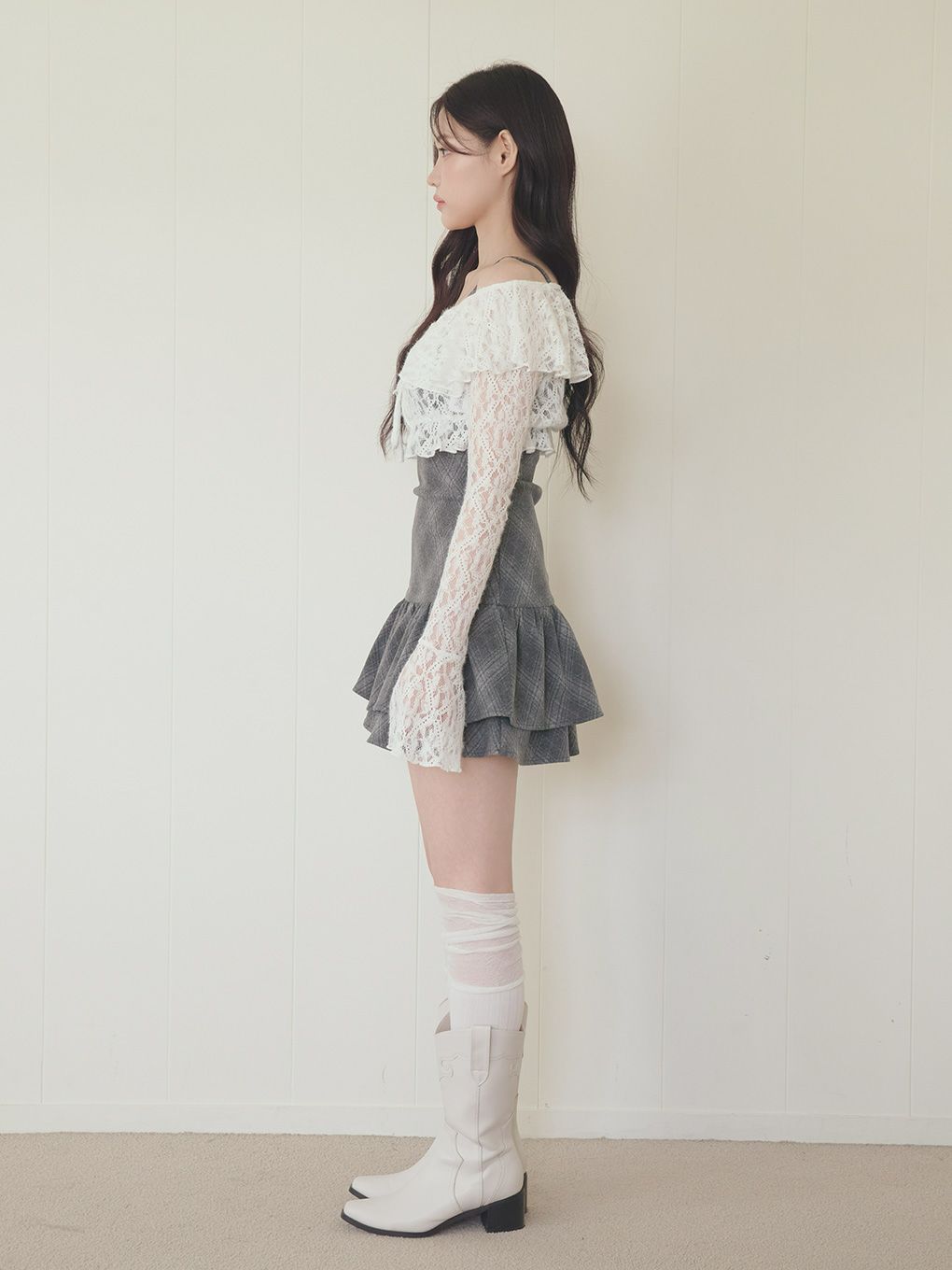 【BUBBLES】レースアンサンブルワンピース