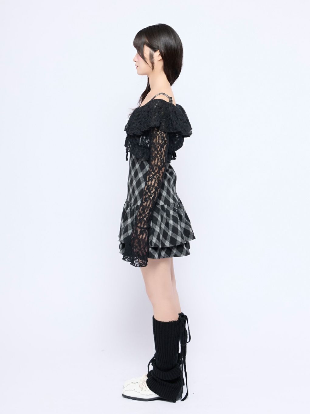【BUBBLES】レースアンサンブルワンピース