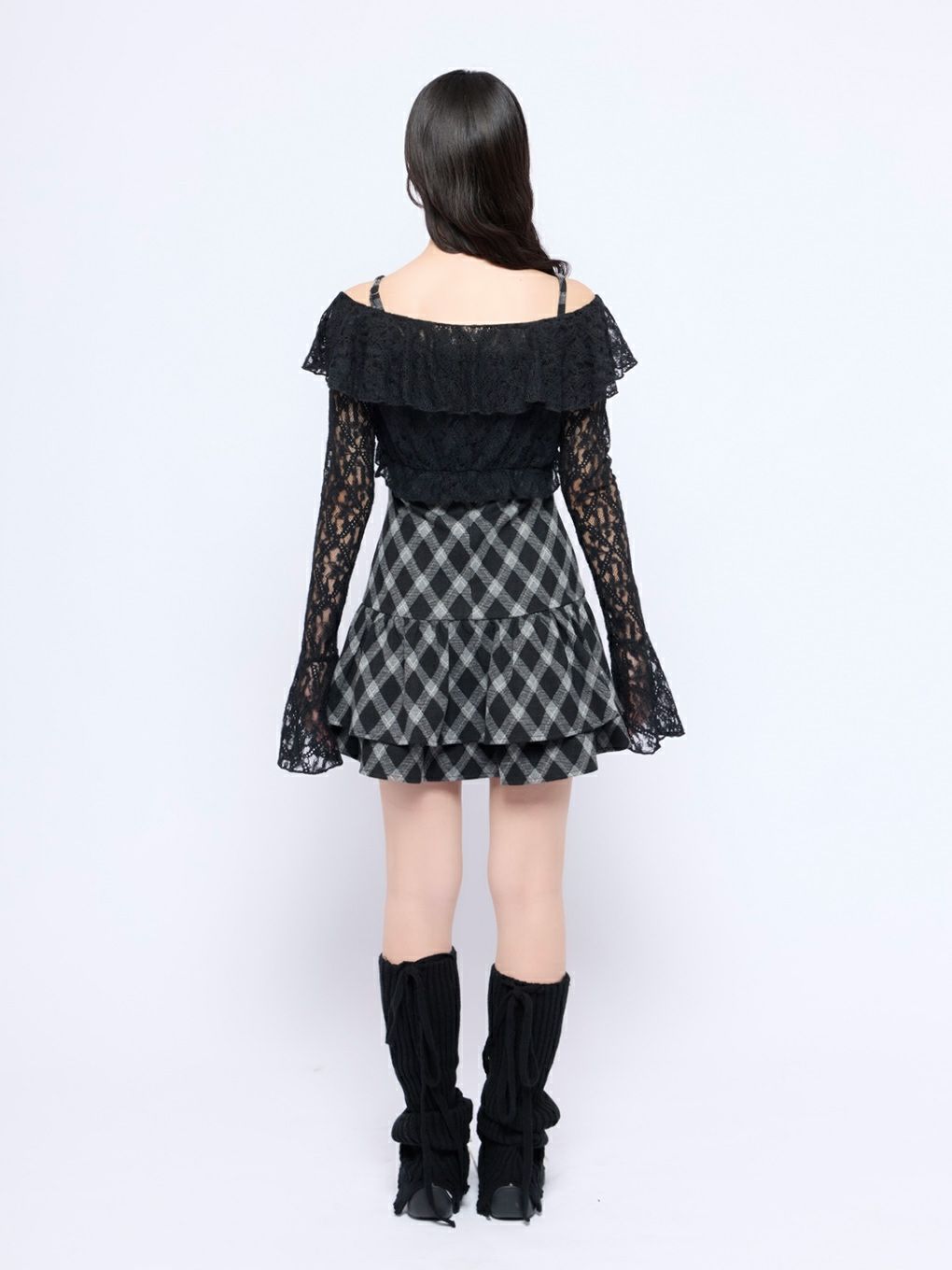 【BUBBLES】レースアンサンブルワンピース