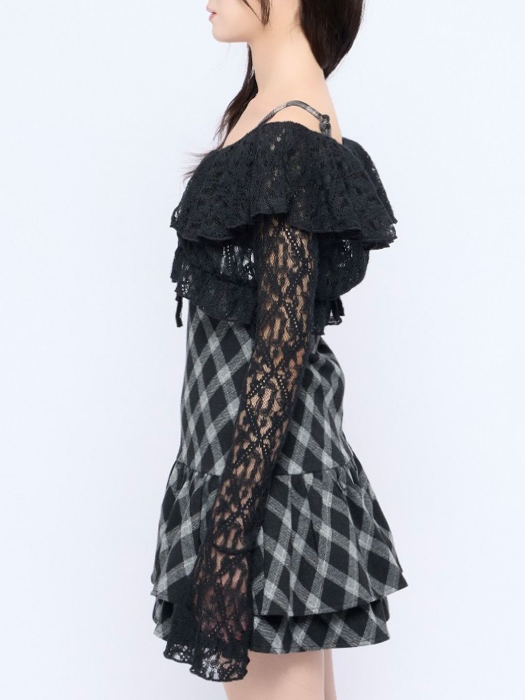 【BUBBLES】レースアンサンブルワンピース