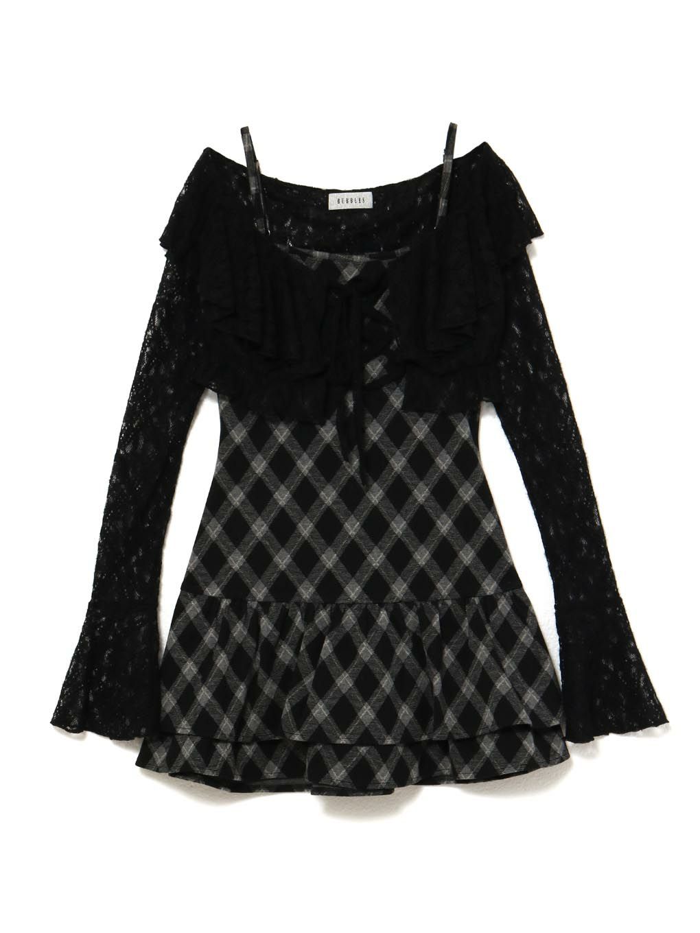 【BUBBLES】レースアンサンブルワンピース