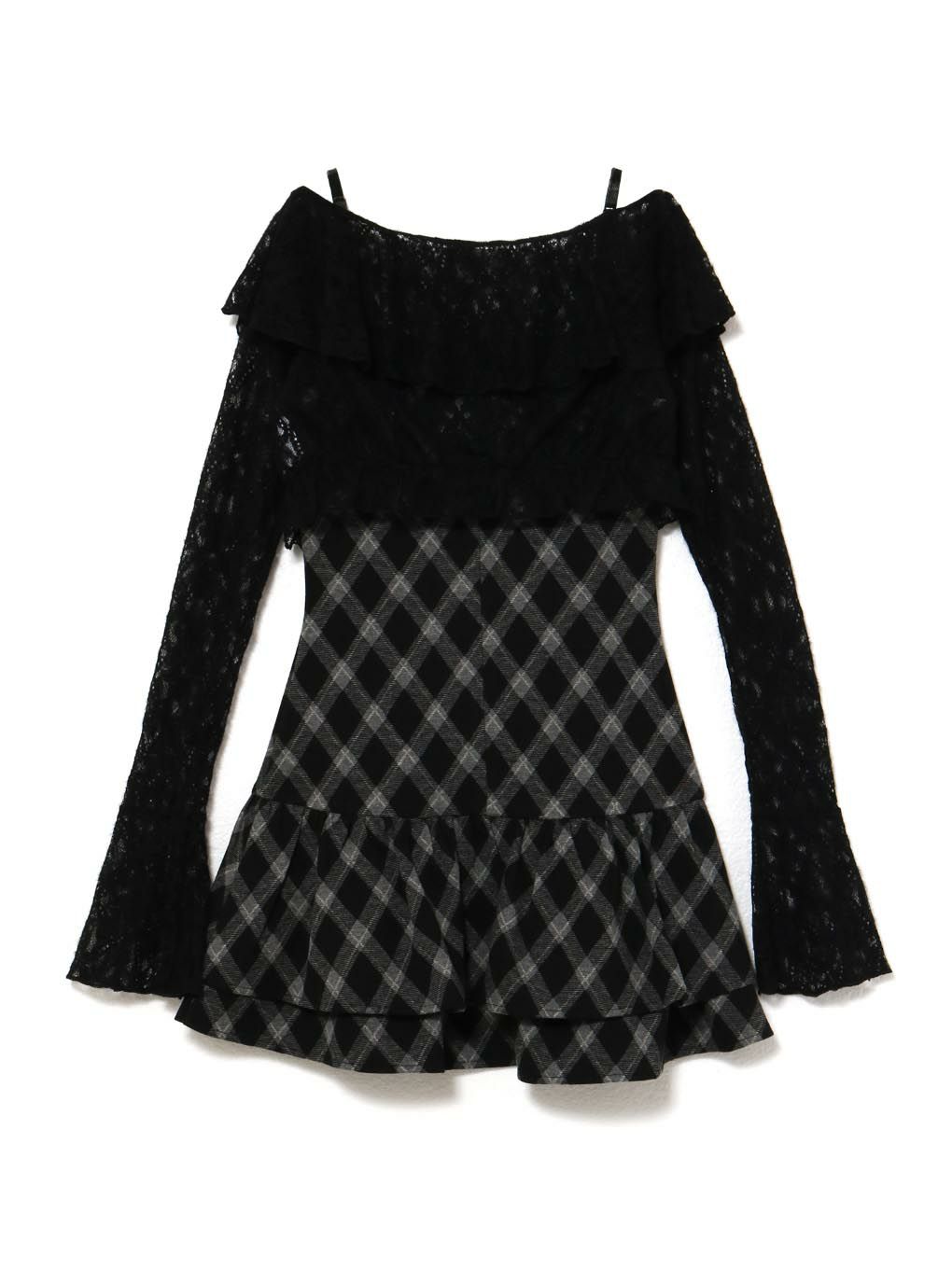 【BUBBLES】レースアンサンブルワンピース