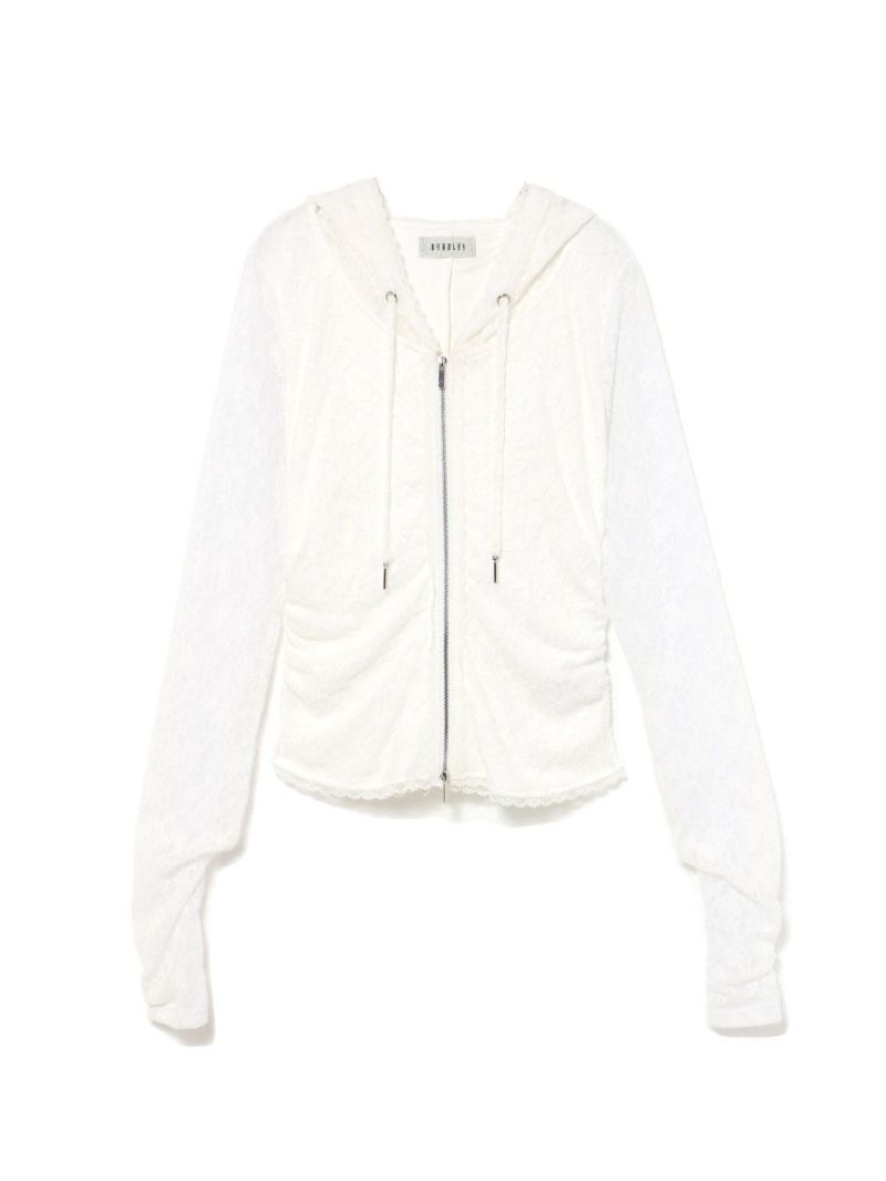 BUBBLES】レースフーディートップス | sparkling mall online store