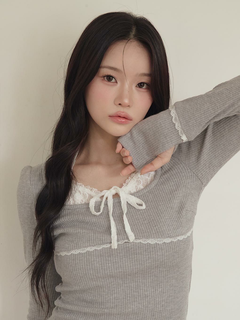 【BUBBLES】レイヤードパターントップス