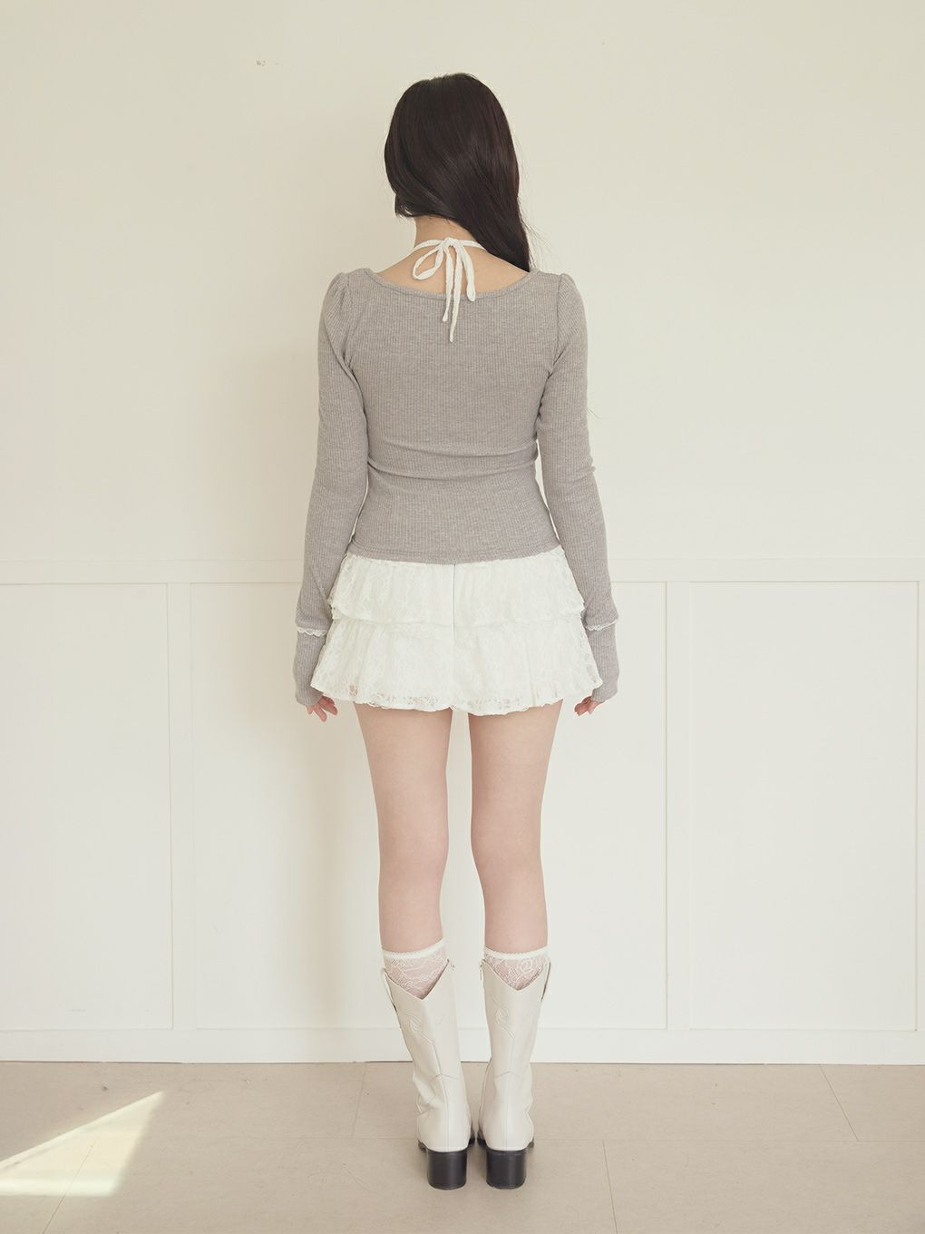 【BUBBLES】レイヤードパターントップス