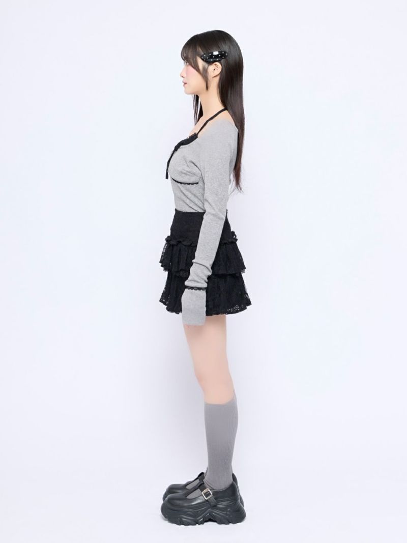 BUBBLES レイヤードパターントップス BUBBLES】レイヤードパターントップス | sparkling mall online