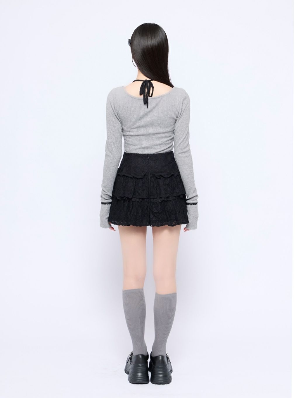 【BUBBLES】レイヤードパターントップス