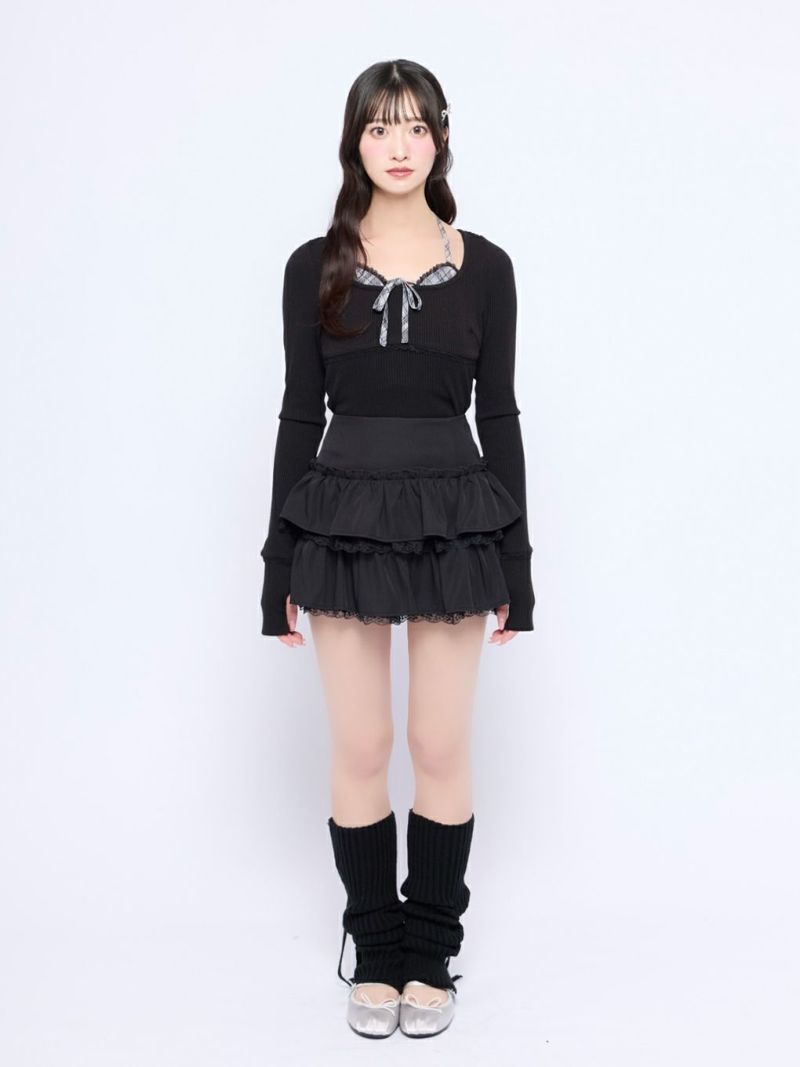 BUBBLES】レイヤードパターントップス | sparkling mall online store