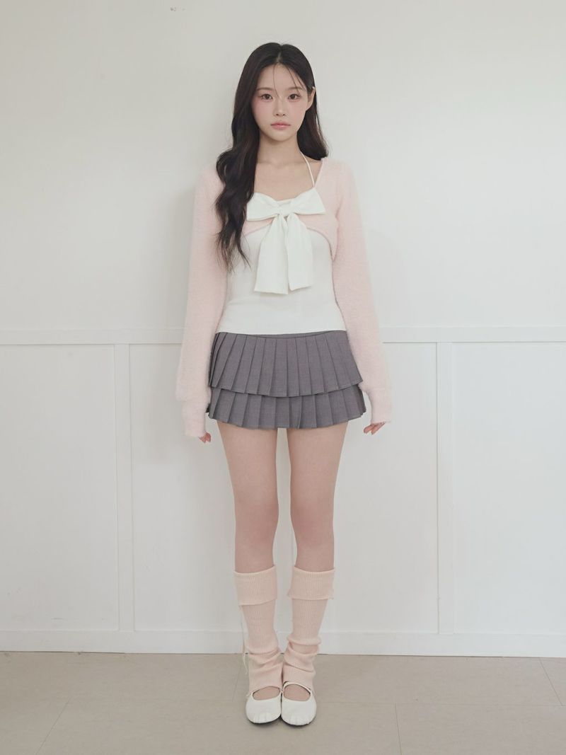 BUBBLES】リボンニットアンサンブル | sparkling mall online store