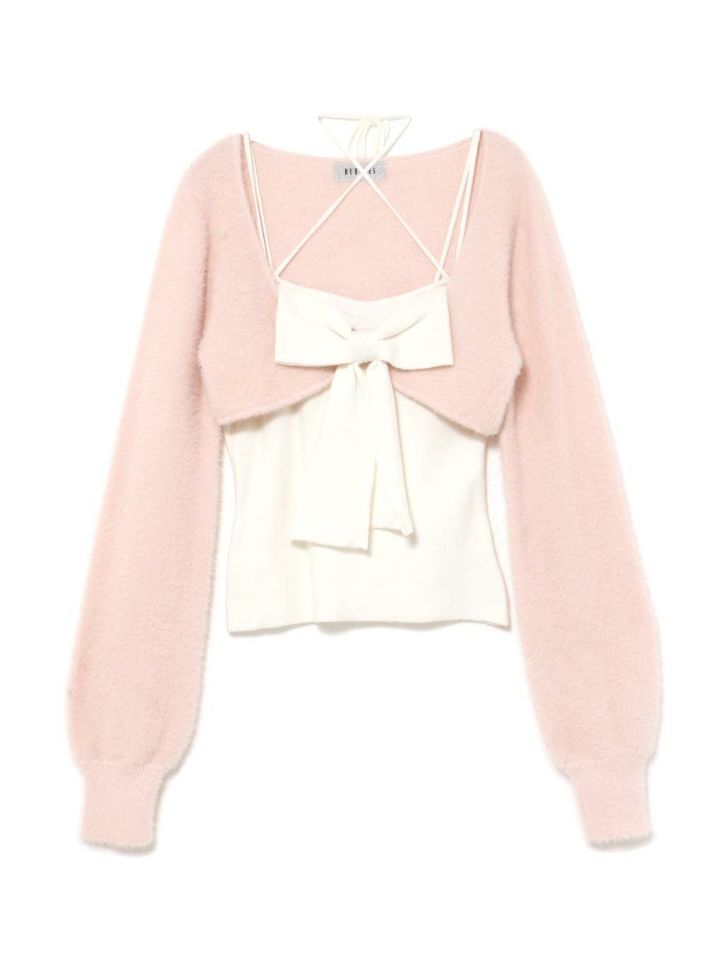 BUBBLES】リボンニットアンサンブル | sparkling mall online store