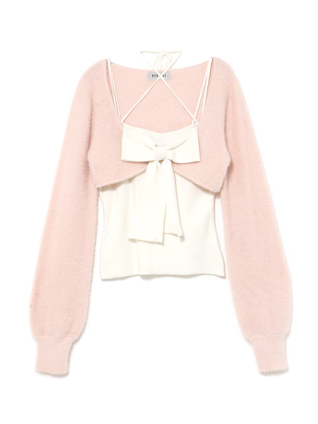 【BUBBLES】リボンニットアンサンブル