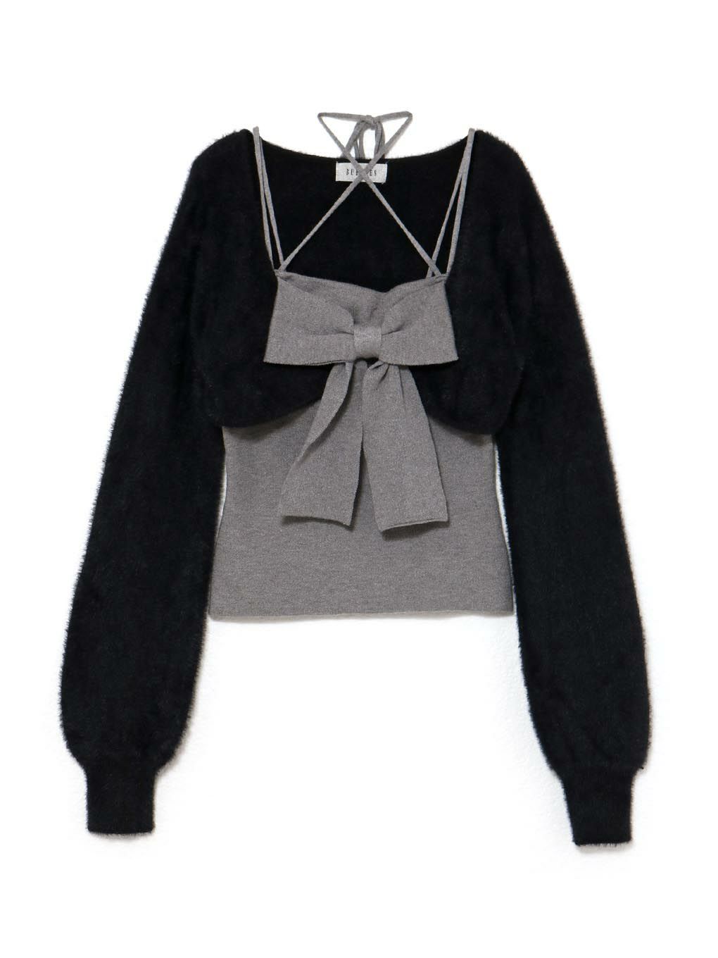 【BUBBLES】リボンニットアンサンブル