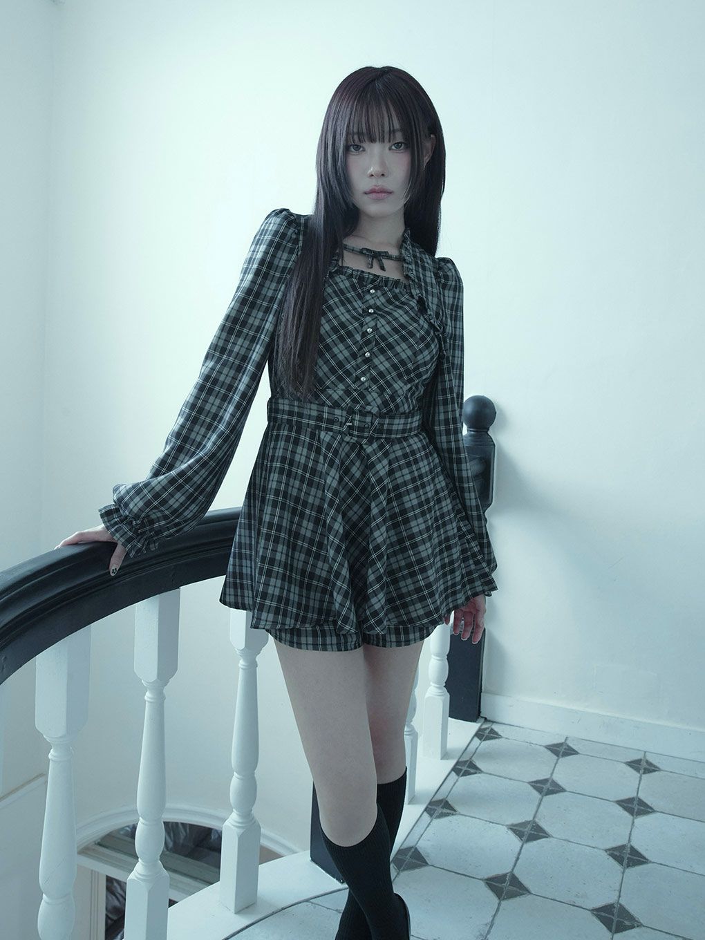 【BUBBLES】レイヤードペプラムセットアップ